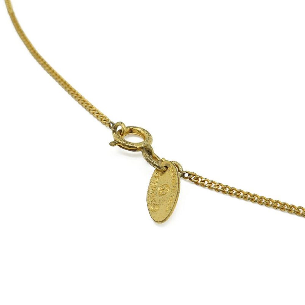 Chanel Coco Mark Chain Necklace Pendant Gold - Picture 5 of 6